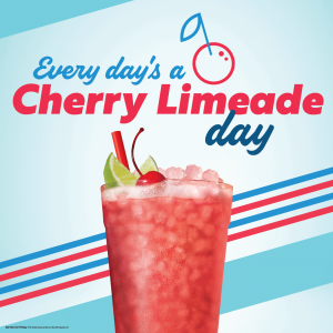 Cherry Limeade Day Perforated Window Decals